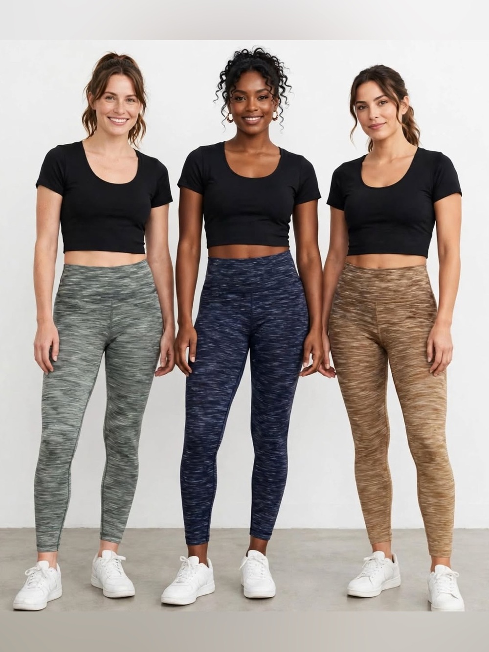 Women's Multicolor Leggings Set